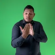Gabriel, intérprete de Libras (SE)